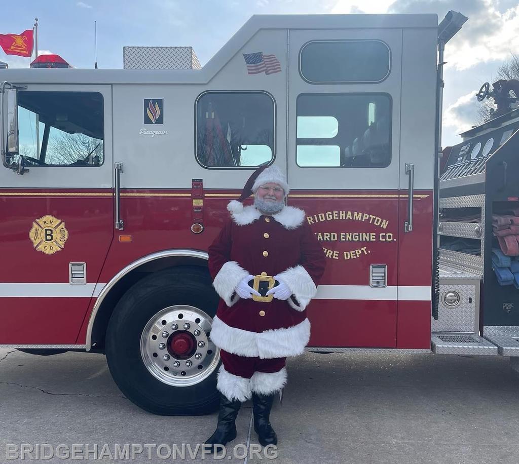 From all of us at the Bridgehampton Fire Department — and of course Santa who paid us a visit early last weekend — we wish you a Merry Christmas!