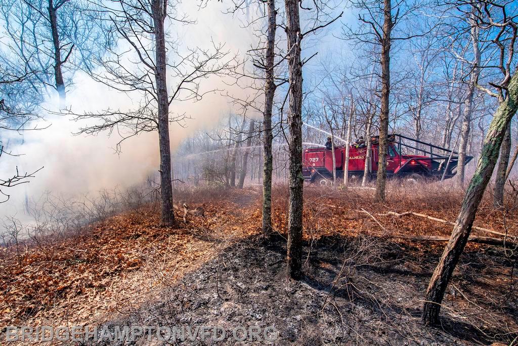 April 10, 2021 East Hampton brush fire. 