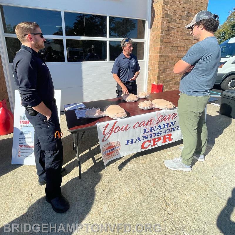 Learning Hands Only CPR is a great thing to do! We were glad so many community members took advantage of the opportunity! 