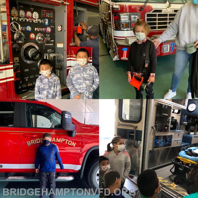 and check out the tools and equipment!.
It was a terrific time welcoming the students and their aides to the fire house! 