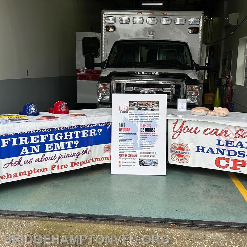 October 23, 2023 Bridgehampton Fire Department Open House. 