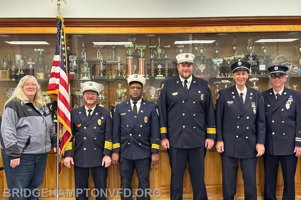 Department, Secretary Caroline Kalish, Chief Tom Federico, Second Assistant Chief  Thomas Jenkins, First Assistant Chief Dillon Berkoski, Department Treasurer Jack Zito, Deputy Treasurer Harry Halsey. 