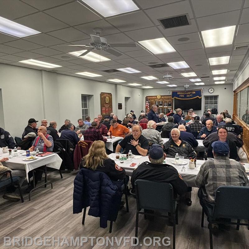 South Fork Fire Police meet at BHFD.  