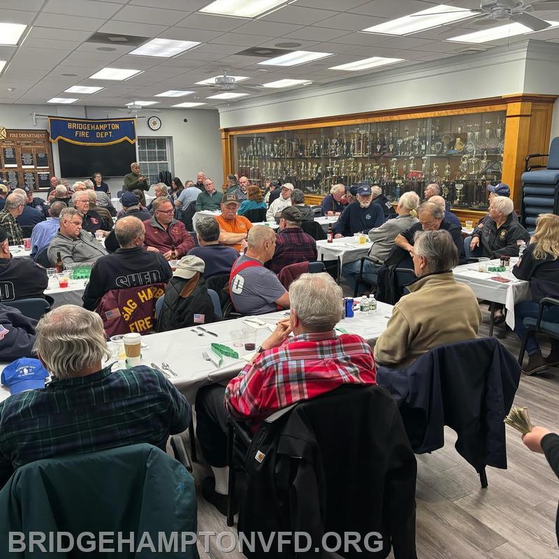 January 16, 2024: The Bridgehampton Fire Department hosted the South Fork Fire Police’s monthly meeting this week. Our Fire Police Captain Claes Cassel arranged for an informational session with  Live On New York and  Stony Brook Medicine about organ and tissue donation, which included an inspiration story from a member of the fire service who is off dialysis after receiving a kidney from his daughter this summer. For more information on how you can help save lives, please contact LiveOnNY.