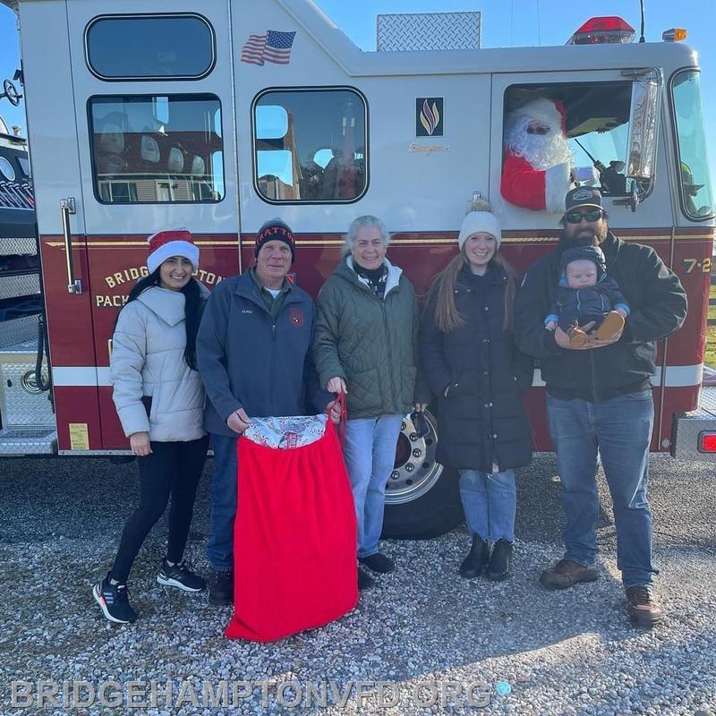 Grandparents were excited to meet Santa too!